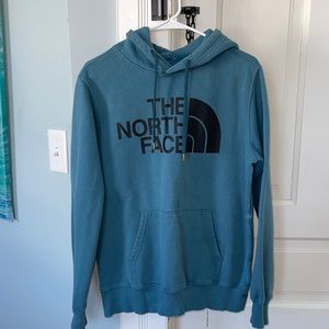 Mens The North Face mens Sweatshirt hoodie. Size medium color:Blue like new.